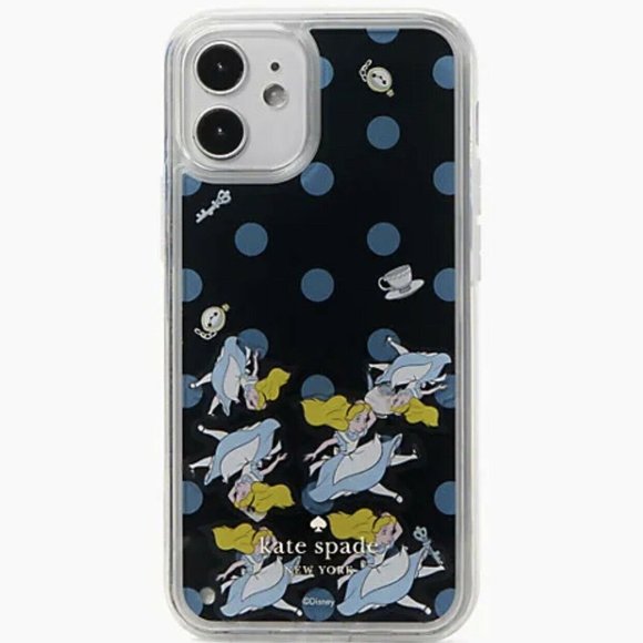 KATE SPADE DISNEY ALICE IN WONDERLAND iPhone Case 12 Pro Max Liquid Case NEW - Picture 2 of 4